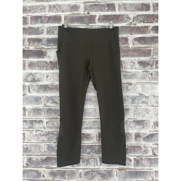 Lemon Pants - Lululemon Green Compression Leggings Size 6 – Straight Leg – Read Details